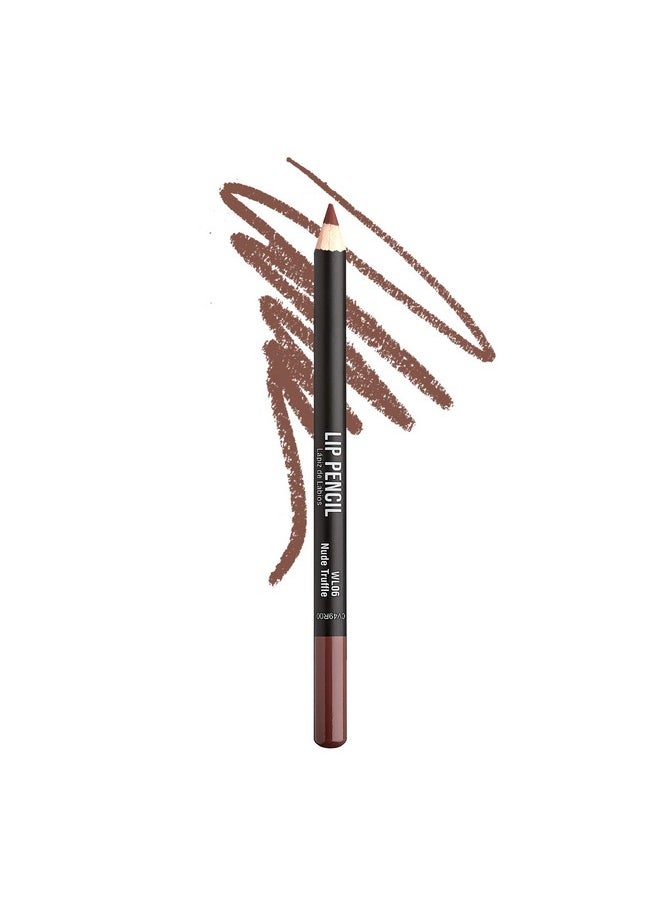 kiss new york - Professional Slim Lip Pencil Creamy Soft Lip Liner Smooth Longlasting Rich Lip Color Natural Lip Makeup Waterresistant Lip Crayon (Nude Truffle) - Image 1