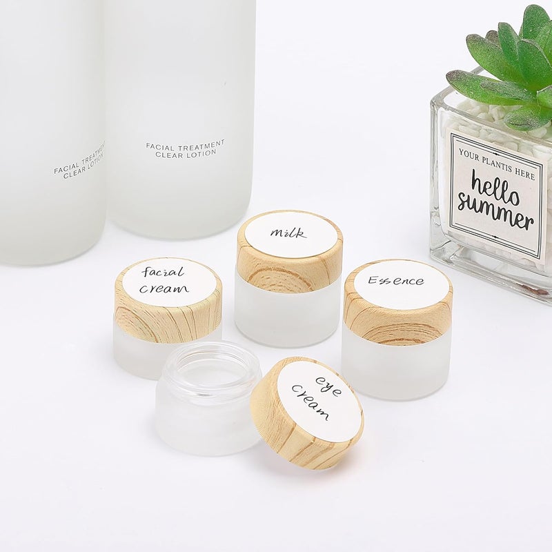 BTYMS 10 Sheets540 Pieces Round Blank Sticker Labels 12 Inch Removable White Labels Stickers Dots Waterproof Labels Container Labels for Organizing - Image 4