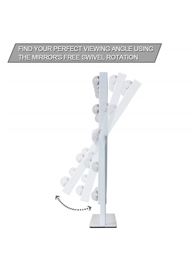 Cool Baby - COOLBABY Lighted Vanity Mirror with 12 x 3W Dimmable LED Bulbs and Touch Control Design Hollywood Style Makeup Cosmetic Mirrors with Lights - Image 1