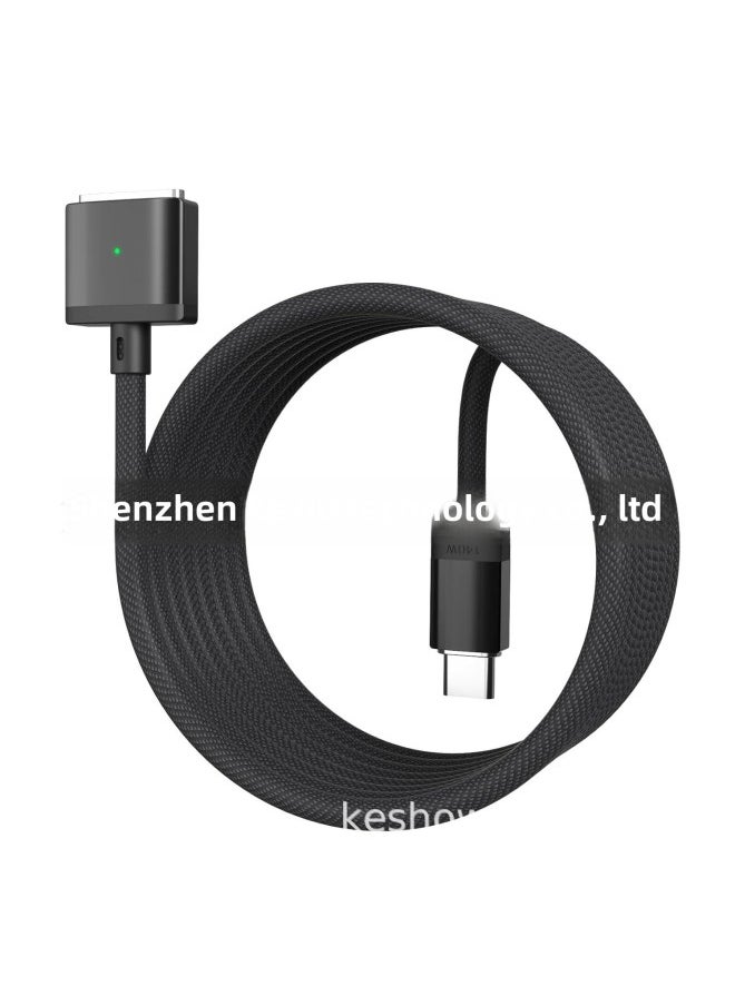 Generic Magsafe3 Magnetic Charging Wire 140W USB-C To Magnetic3 Cable Fast Charging Connector Wire-Specifications:2m/blue (140w)  - Image 2