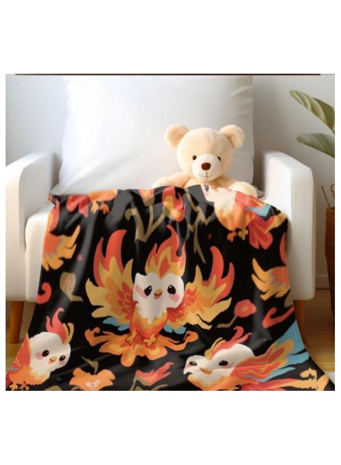 general Flannel thin blanket (warm and comfortable, suitable for sleep, gaming, dust removal and sandproof) 150cm*200cm - 577 - Image 5