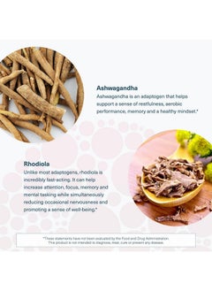 يوثيري Youtheory Saffron - مكمل غذائي نباتي للطاقة للرجال والنساء* - يحتوي على Rhodiola Rosea وAshwagandha - خالٍ من منتجات الألبان والصويا والغلوتين - 60 كبسولة نباتية  - Image 5