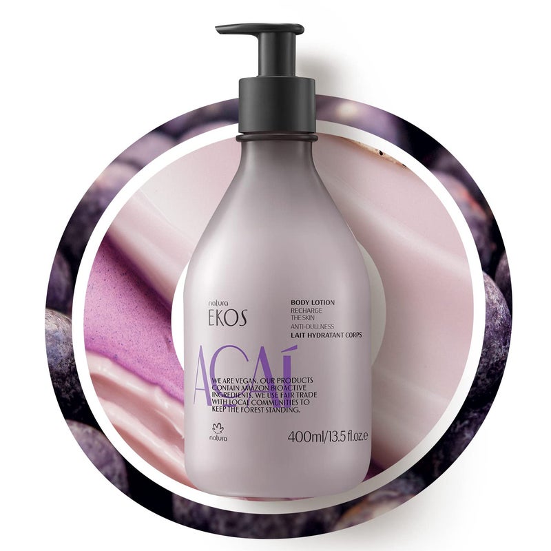 Natura - AÃ§aÃ­ Body Lotion â€“ Vegan Skincare with AÃ§ai Oil â€“ Hydrating & Nourishing Moisturizer for Dry Skin â€“ Brazilian Beauty Secret for Smooth, Glowing Skin â€“ 13.5 fl oz (400 ml) - Image 1