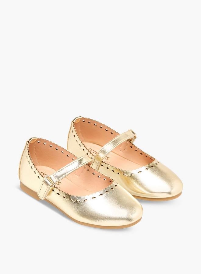JUNIORS Girls Hook & Loop Mary Jane Shoes - Image 3