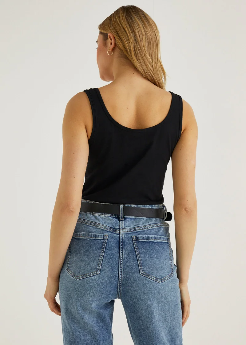Matalan Black Essential Vest Top