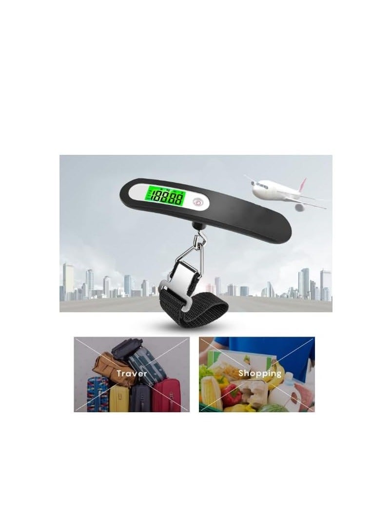 ECVV Digital Luggage Weight Scale comes with a backlight and is designed to hang on suitcases and can weigh up to a Max of 110lb/50kg Perfect for travel and can be a great gift (Multicolor) - Image 4