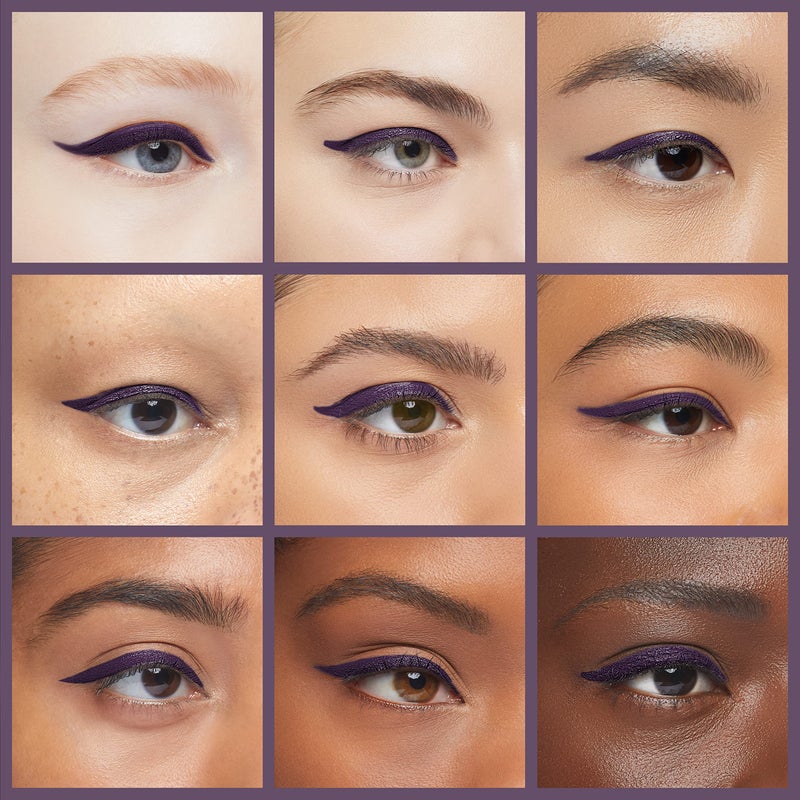 Palladio Retractable Waterproof Eyeliner, Richly Pigmented Color and Creamy, Slip Twist Up Pencil Eye Liner, Smudge Proof Long Lasting Application, All Day Wear, No Sharpener Required, Exotic Plum - Image 4