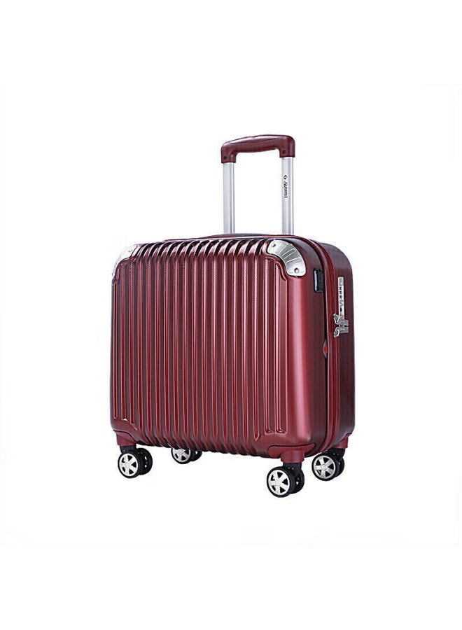 Summit Luggage, Spinner Wheels Suitcase, Small 18-inch With Usb Port, Lightweight Carry-on Case, Pc338tcu, Wine Red - Image 1