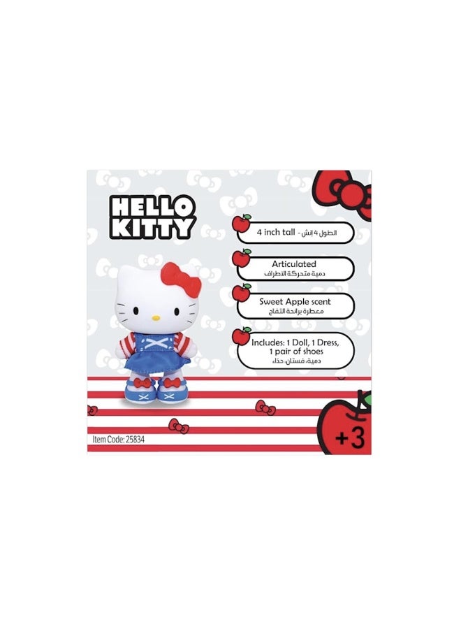 Hello Kitty دمية هالو كيتي الكلاسيكية المعطرة بمناسبة الذكرى الخمسين (10.16 سم) - Image 4