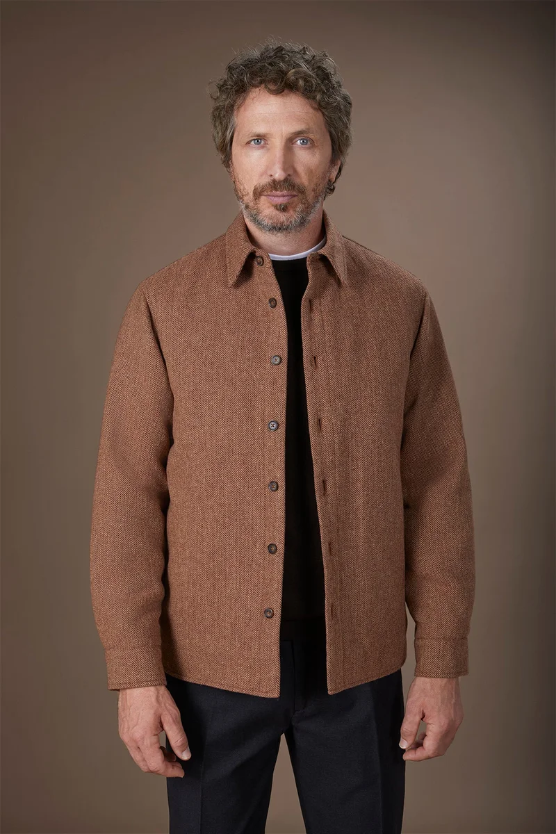 Doppelganger  Men's overshirt - Brick for Men | Best Price UAE