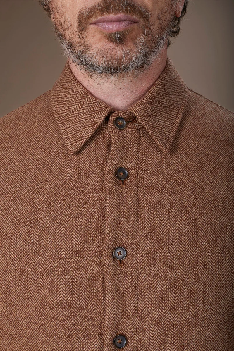 Doppelganger  Men's overshirt - Brick for Men | Best Price UAE
