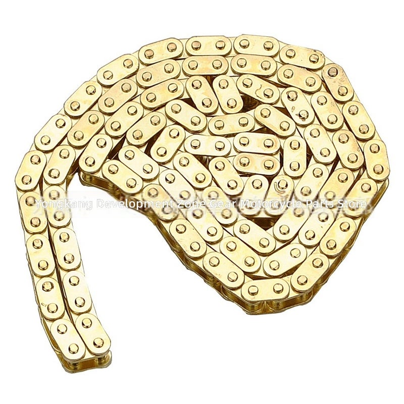 Yan Hua Gold T8F 136 Chain for 33cc 47cc 49cc Mini ATV Quad Bike Off-Road Dirt Bike - Image 1