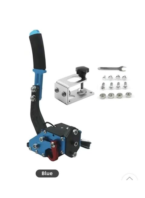 Applicable Dust Racing Plan G27 Speed Magic Game G29 Racing Simulator USB Drive-free Game Handbrake-Product Color:Hb02 Blue With Desktop Fixing Clamp