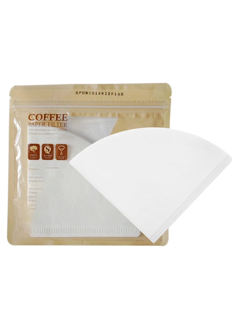 TIMEMORE Filter paper V60 Size 02 White 100pcs - Image 1