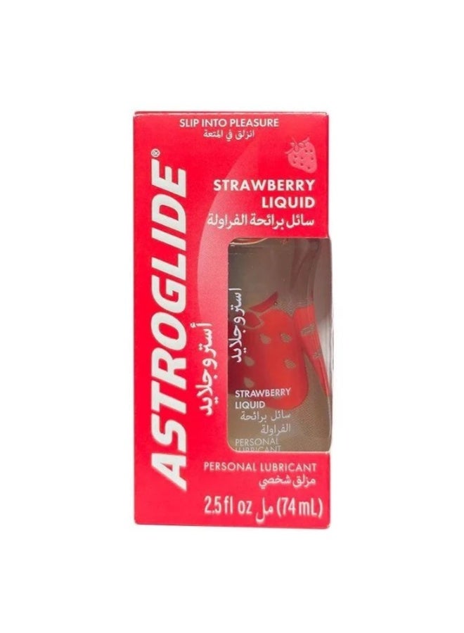 Astroglide Strawberry Intimate Lubricant Gel, 74 ml