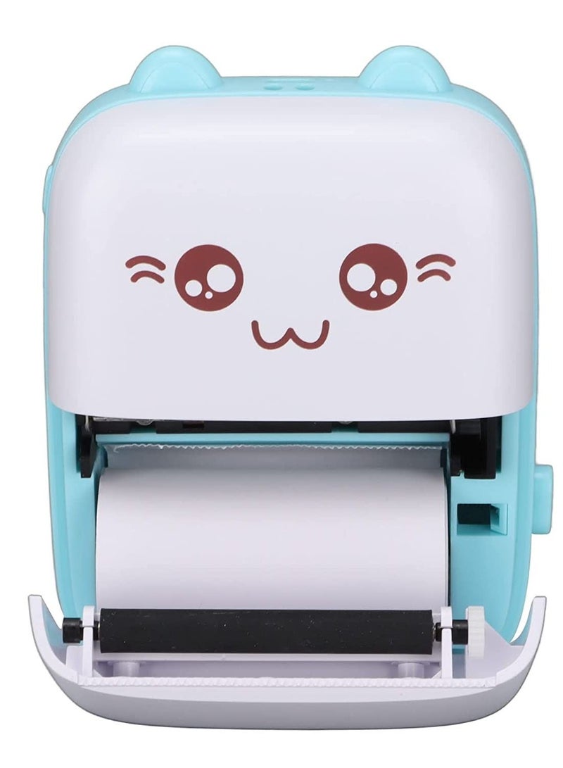 طابعة صغيرة ، طابعات حرارية محمولة تعمل بتقنية البلوتوث اللاسلكية بجيب مع 1 لفة ورق طباعة ، طابعة ملصقات طباعة بدون حبر ، للمجلات ، الصور ، الملاحظات ، الهدايا ، متوافقة مع نظام التشغيل iOS Android - Image 4