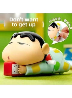 Kapibala Doesn't Want To Get Up And Crawl Around With Clockwork Toy Blind Box Tide Play Mobile Tide Play Hand-held Swing Dynamic Stall-Color:Xiaoxin--睡衣 Style
