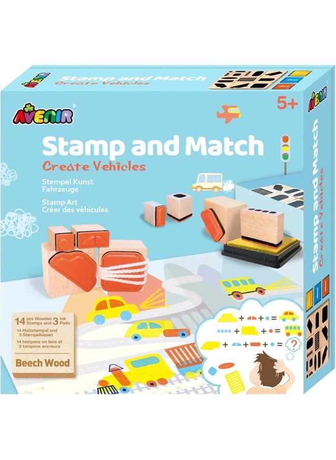 Avenir Stamp and Match Create Vehicles Art Kit - pzsku/Z8D8CC3A0295D71274670Z/45/_/1734939141/80557bf4-84c0-4cd6-b64e-e633fb540e9f