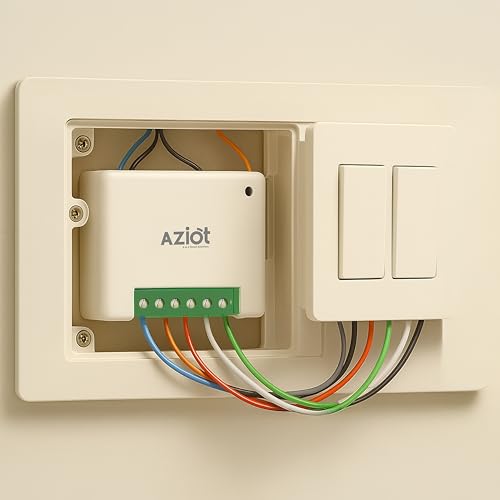 AZIOT 2 Node Smart Switch - WiFi/Bluetooth Communication - Made in India - Timer Function - Works with Google Home and Amazon Alexa… (2 Node) - Image 2