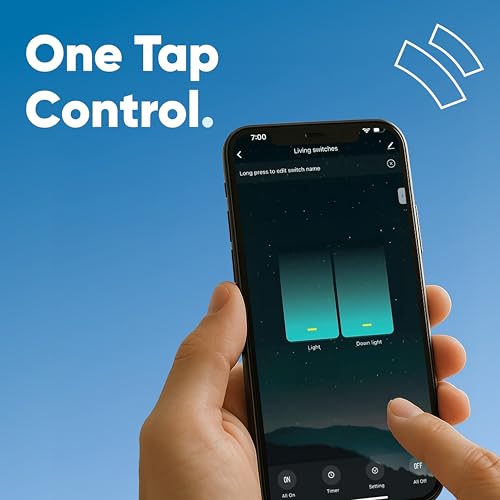 AZIOT 2 Node Smart Switch - WiFi/Bluetooth Communication - Made in India - Timer Function - Works with Google Home and Amazon Alexa… (2 Node) - Image 3