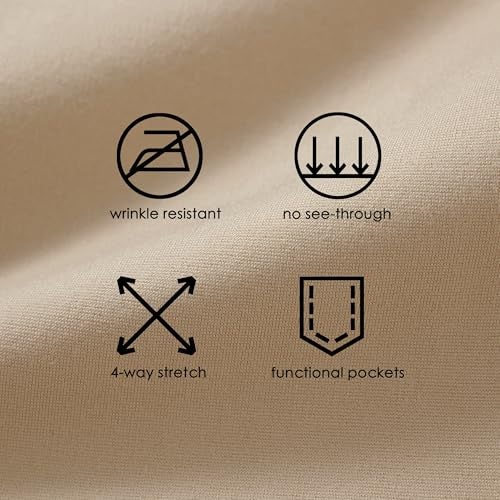 Willit بنطلون يوجا نسائي بطول 31" بتصميم بوت كوت مرن للعمل - Image 5