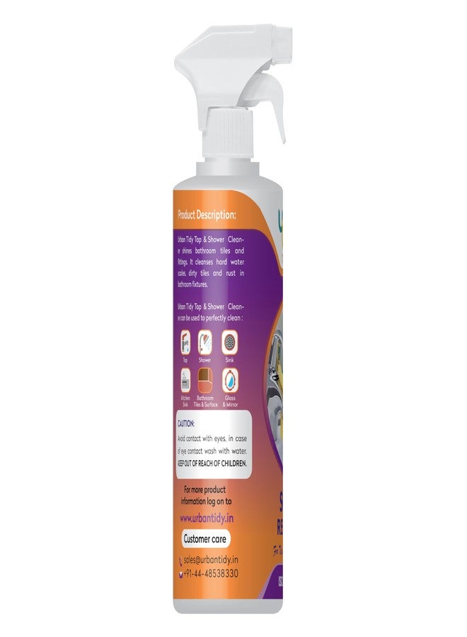 Urban tidy Scale Remover/Stain remover/Tap Cleaner/Bathroom Tiles Cleaner/Fittings Cleaner/Stainless Steel Cleaner/Shower Cleaner 500ML (Pack of 2) - Image 2