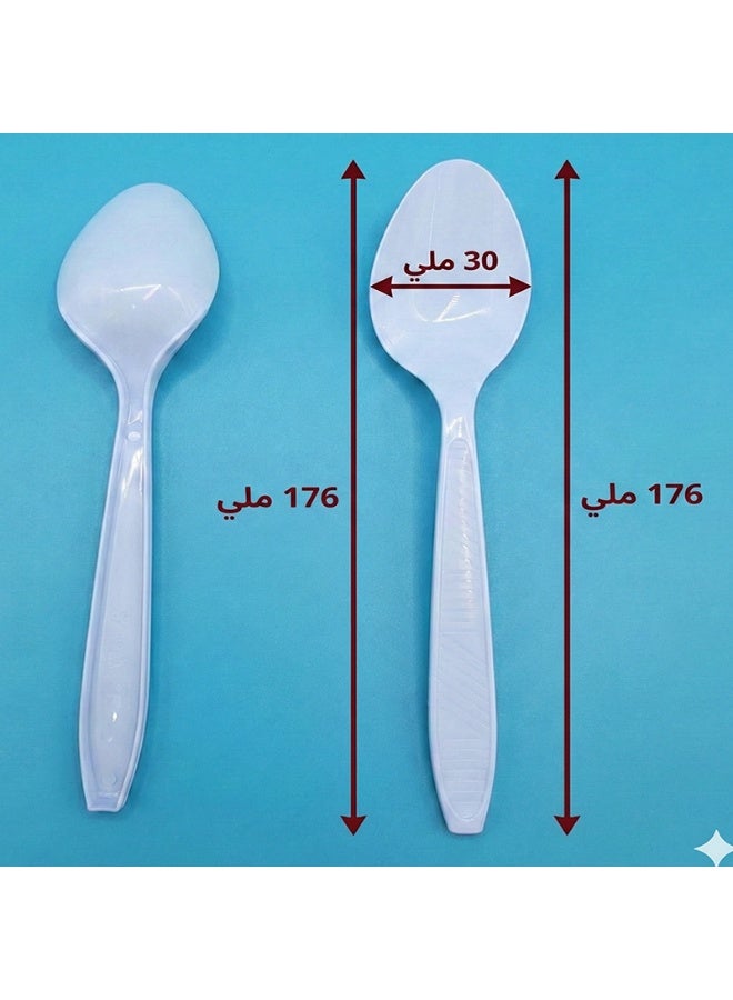 Ritco Carton Of VIP Thick White Plastic Spoons (1000 Spoons/Carton) - Image 4