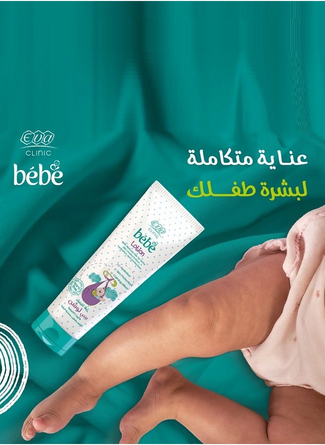 Eva Clinic Bebe Lotion with Natural Oils For Extra Skin Moisturization Hydration and Protection - 200 ml  - Image 4