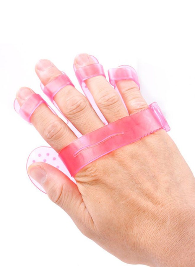 NIBEMINENT Pet Massage Brush Pink - Image 4