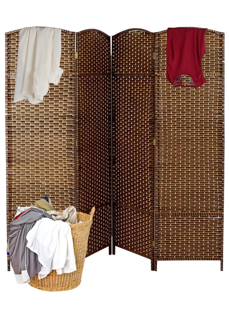 Living Room Divider 4 Panel Room Partition, Foldable Freestanding 200*180 CM - Image 5