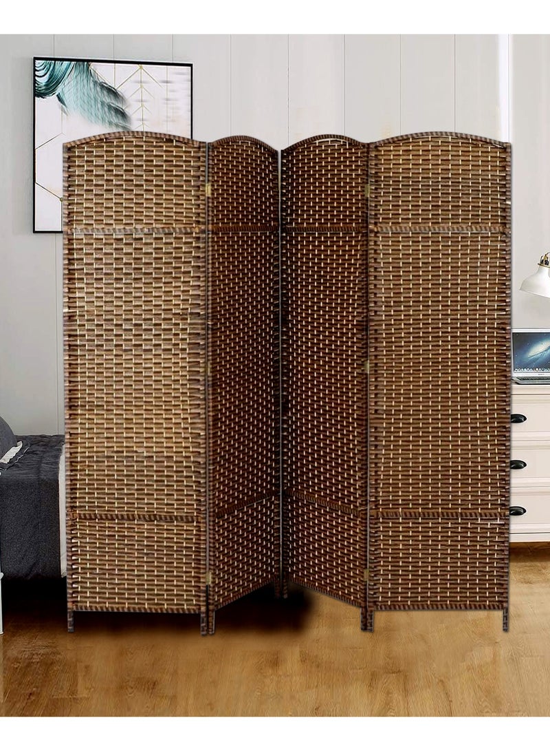 Living Room Divider 4 Panel Room Partition, Foldable Freestanding 200*180 CM - Image 3