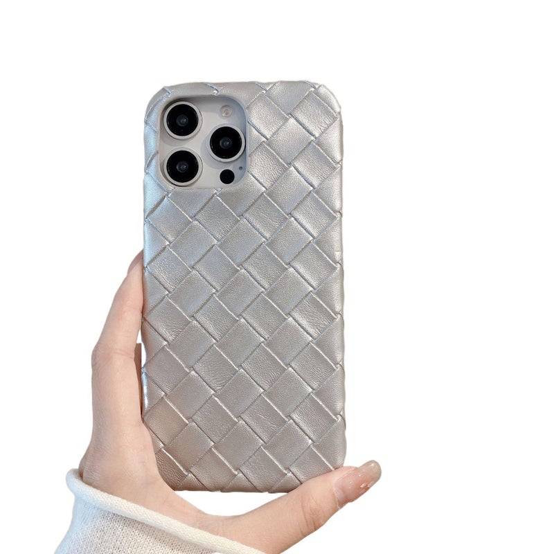 غطاء واقي | مقاوم للصدمات لـ iPhone 11 Pro Max | PC حماية من السقوط | Weave Pattern - Image 3