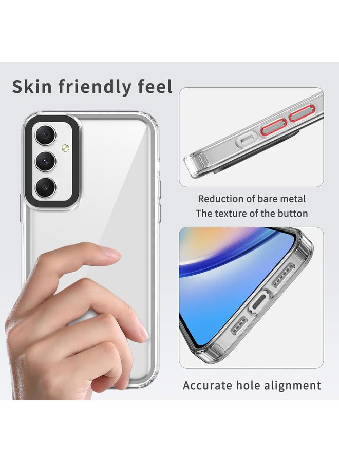 S-TOP Case For Samsung Galaxy A34 5G Transparent Acrylic + TPU Shockproof Phone Case - Image 5