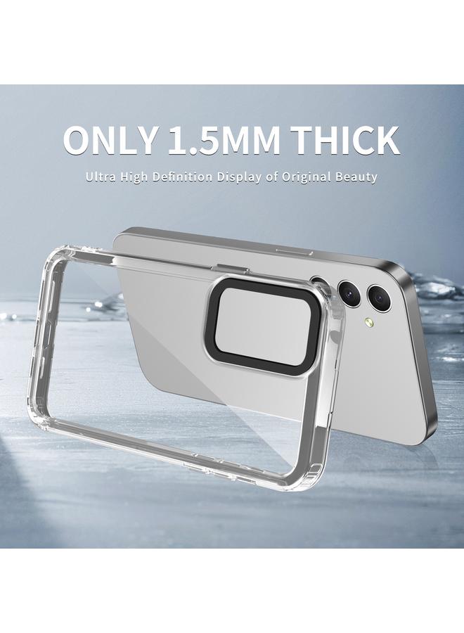S-TOP Case For Samsung Galaxy A34 5G Transparent Acrylic + TPU Shockproof Phone Case - Image 2