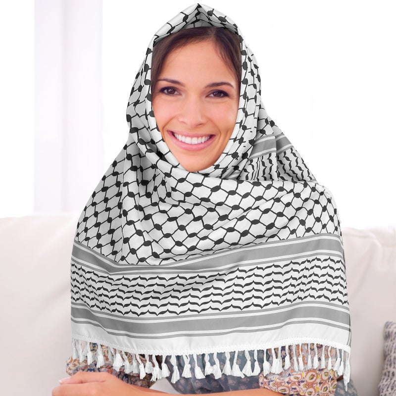 Arab Wrap Scarf Outdoor Headscarf Scarf Men Costumes Pray Cap - Image 5