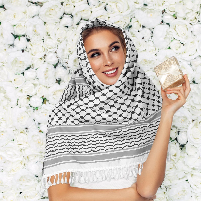 Arab Wrap Scarf Outdoor Headscarf Scarf Men Costumes Pray Cap - Image 4