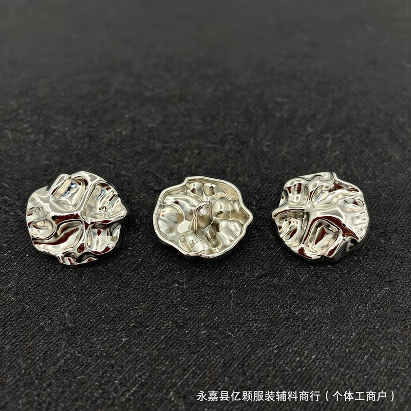 Metal Buttons Compact Light 12.5mm Silver Portable For Travel Sewing Repair Kit Emergency Use - Image 2