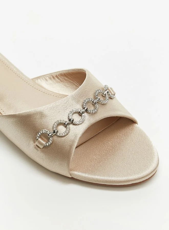 Flora Bella By Shoexpress Women's Embellished Slip-On Slide Sandals Ramadan Collection