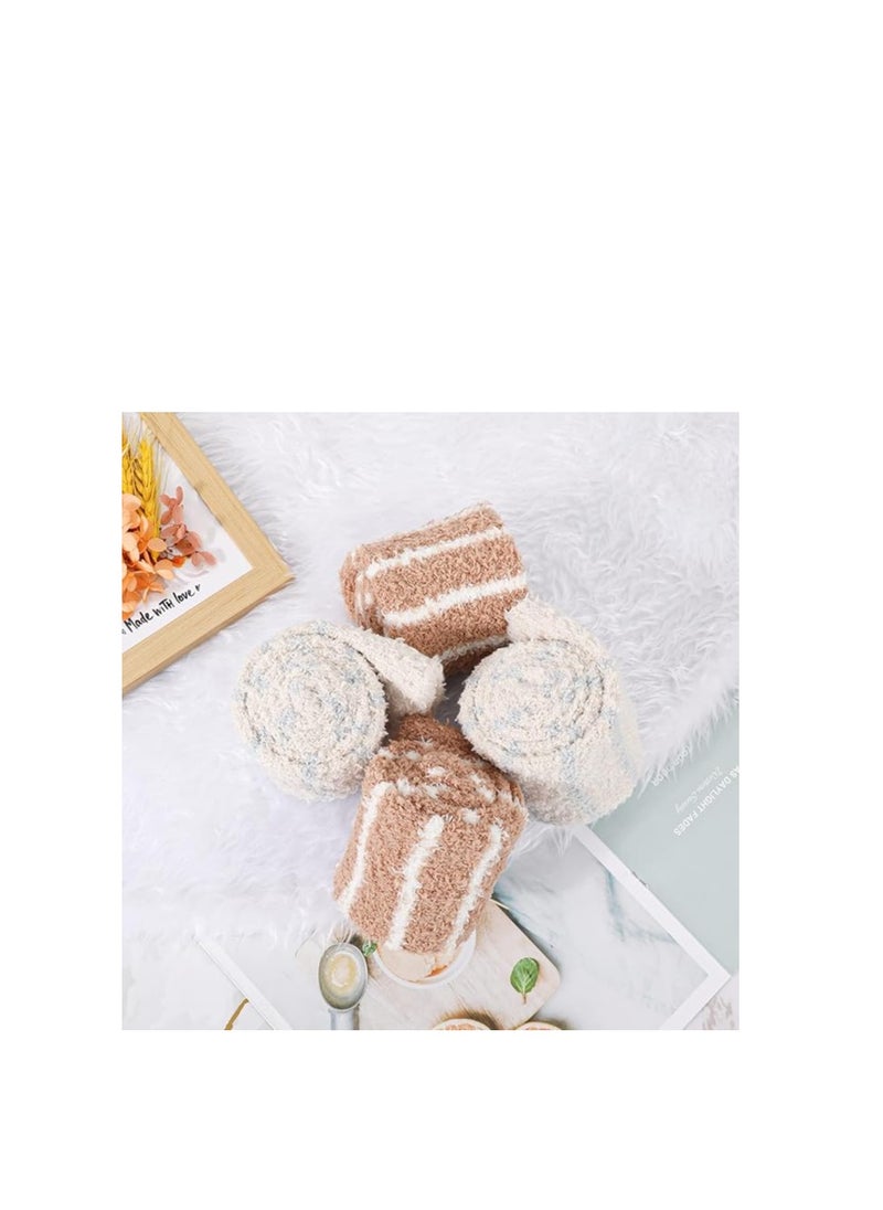 SYOSI - Women Thigh High Socks Extra Long Cotton Knit Warm Thick Tall Long Boot Stockings Leg Warmers (2 Pcs) - Image 1