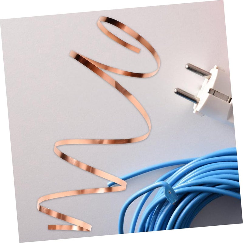 لفائف صفائح النحاس عالية النقاء بسمك 0.5 مم سهلة القطع والثني واللحام للحرف اليدوية والكهربائية - Image 3