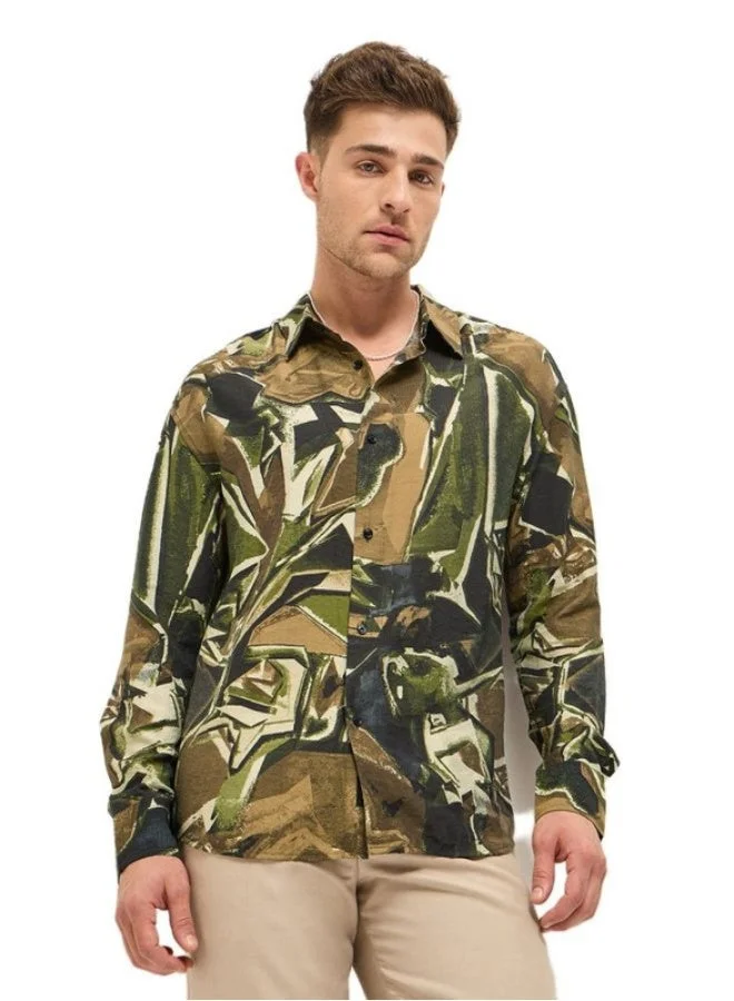 THE BEAR HOUSE Men's Shirt for Casual and Formal Wear | Classic Button-Down Style for Office, Daily Use, Travel, Events & All-Season Outfits | Versatile & Stylish Wardrobe Essential for Every Occasion