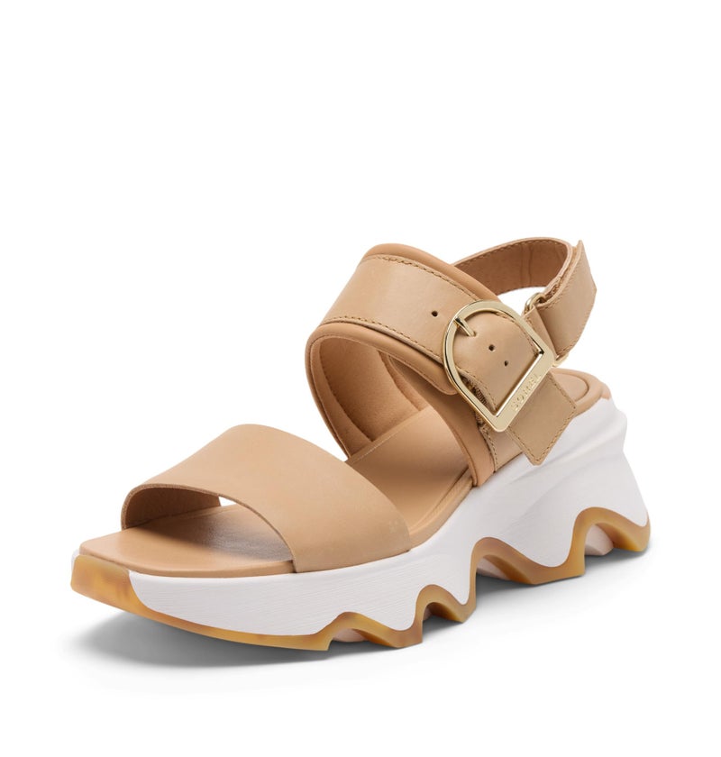 Sorel Women's Kinetic Impact Wedge, Honest Beige/Sea Salt, 8.5 Regular - Image 1