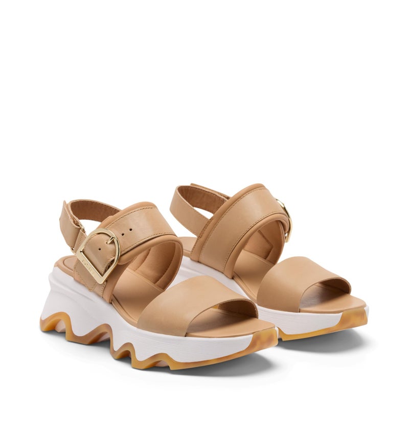 Sorel Women's Kinetic Impact Wedge, Honest Beige/Sea Salt, 8.5 Regular - Image 2