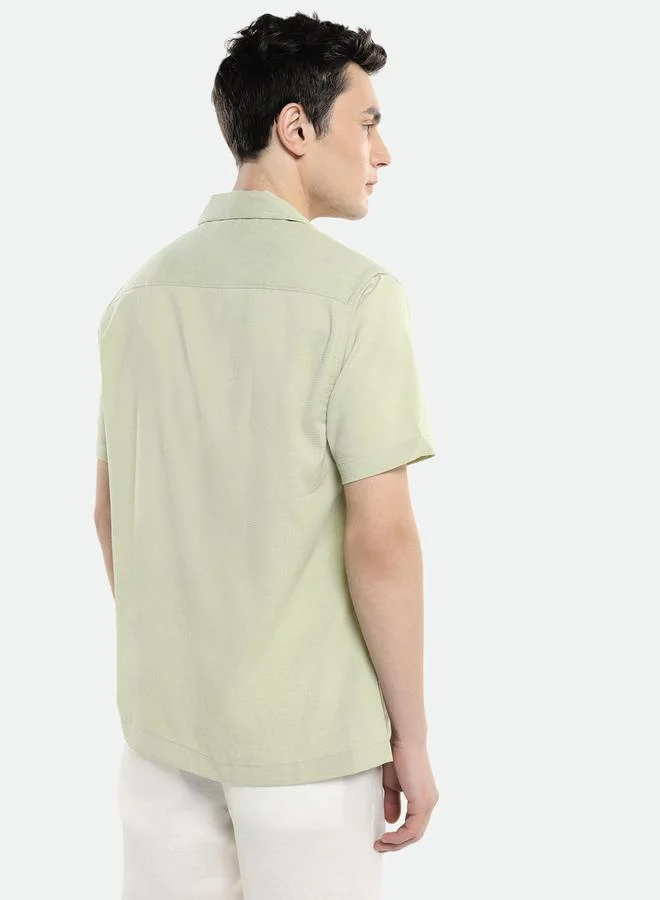 Dennis Lingo Textured Casual Shirt with Buttons by Styli