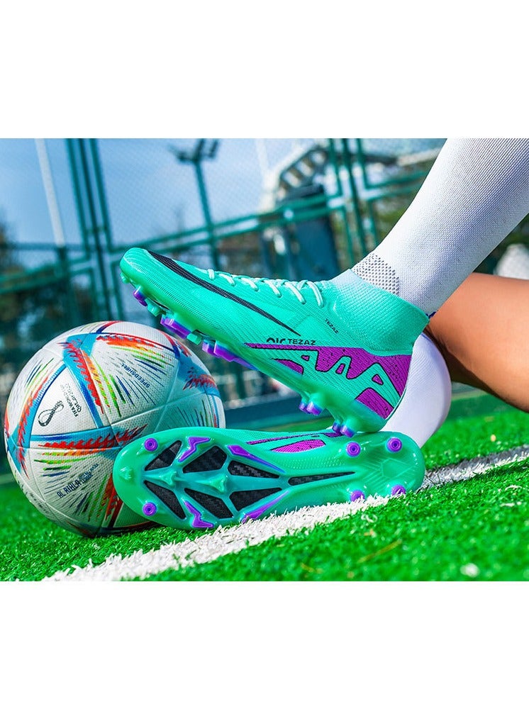SKT Shiketro Men's soccer cleats for outdoor indoor professional youth boys soccer cleats unisex soccer cleats.  - Image 2