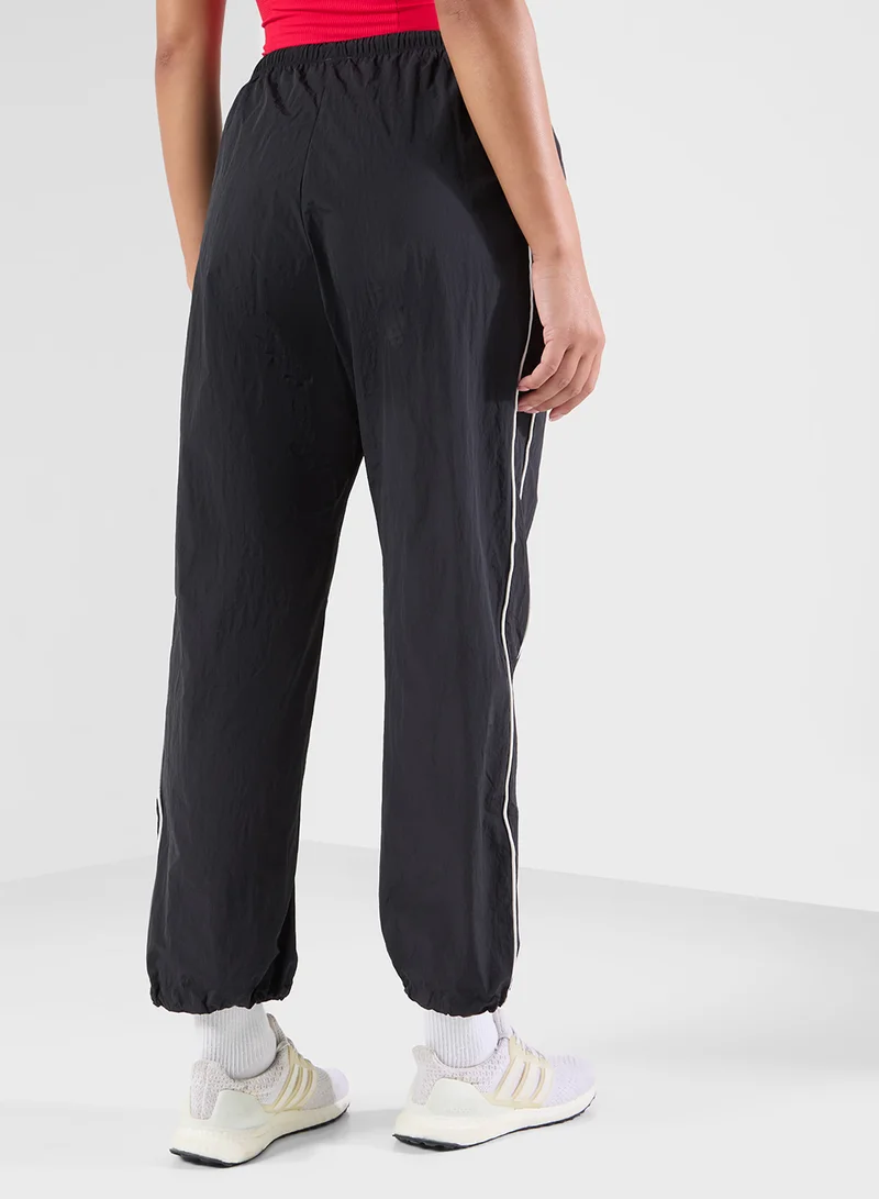 FRWD Elasticised Waist Woven Pants With Side Stripes