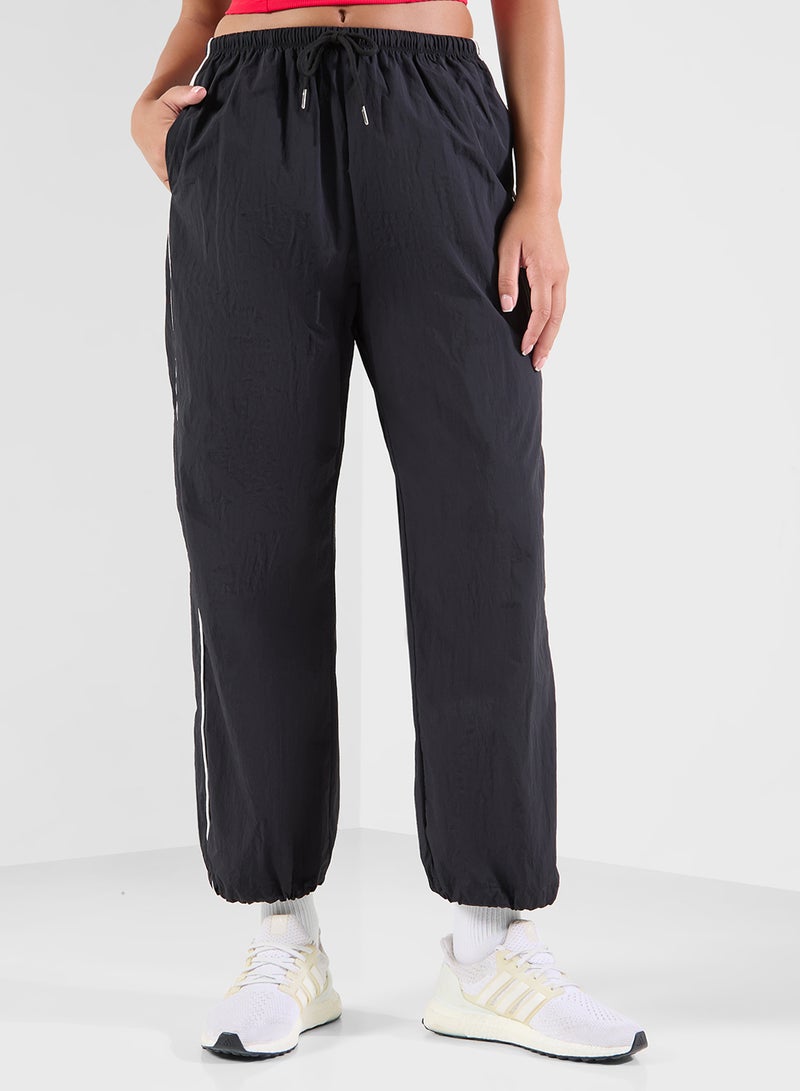 فورورد بنطلون بخصر مطاطي مخطط جانبي منسوج - Image 2