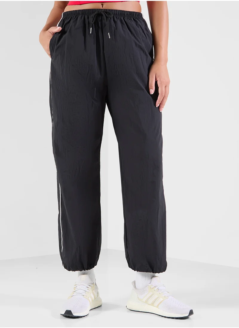 FRWD Elasticised Waist Woven Pants With Side Stripes