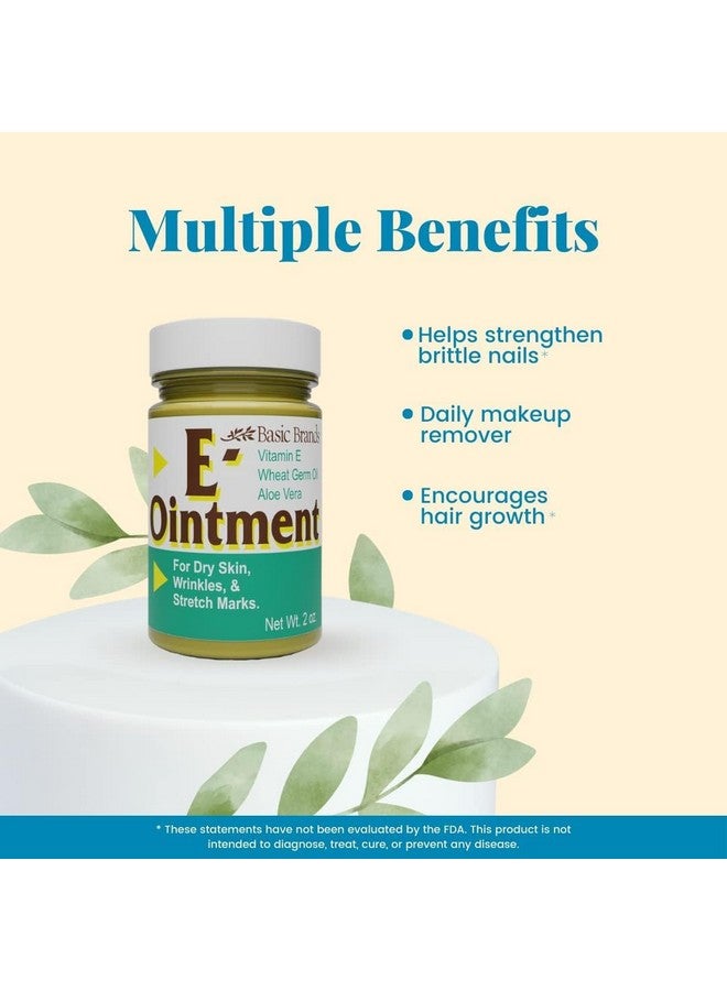 Basic Organics - Basic Brands - Vitamin E Ointment - 2 oz - Moisture Enhancing - Can Help Reduce Appearance of Scars, Stretch Marks, Fine Lines & Wrinkles - Pack of 3 - Image 5