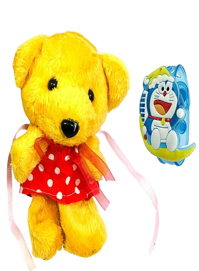 Evisha راخي إيفيشا للأطفال، دمية ناعمة، مع شخصية كرتونية، راخي بإضاءة LED للأخ | مجموعة راخي للأطفال - 9 قطع - بإضاءة LED | راخي || مجموعة راخي || راخي للأخ - Image 1